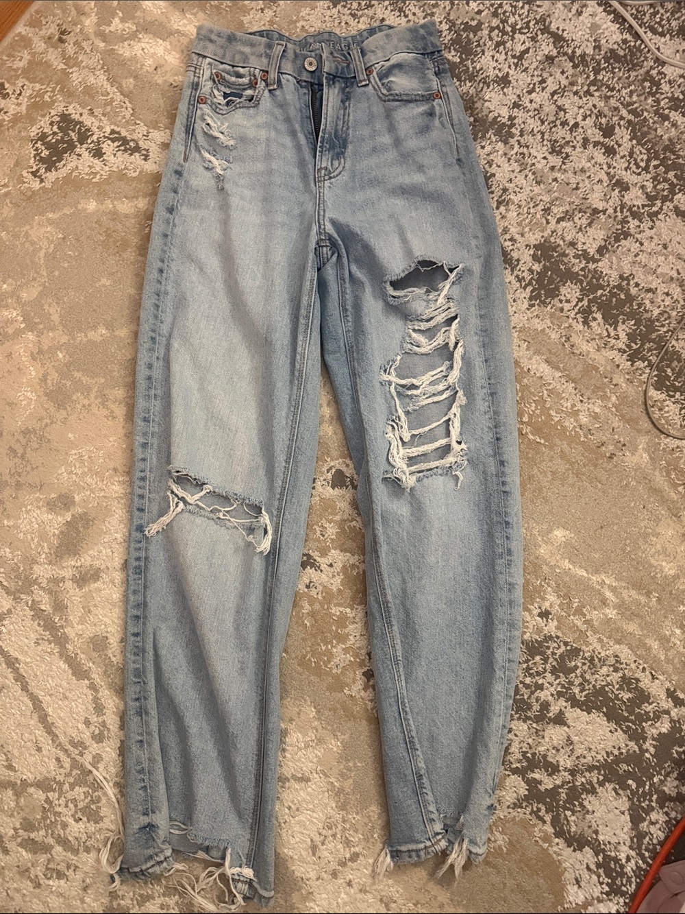Light Blue Distressed Women’s Jeans